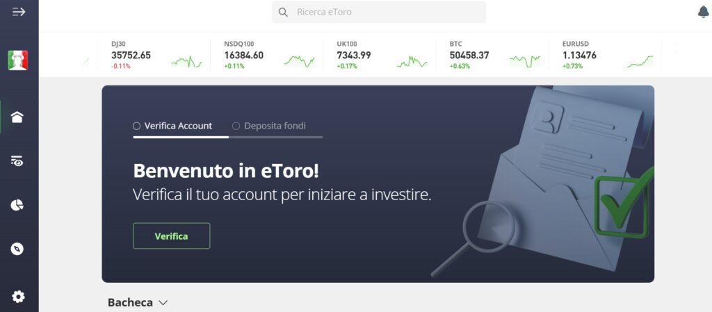 Piattaforma di trading eToro