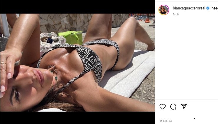 Bianca Guaccero bikini fisico