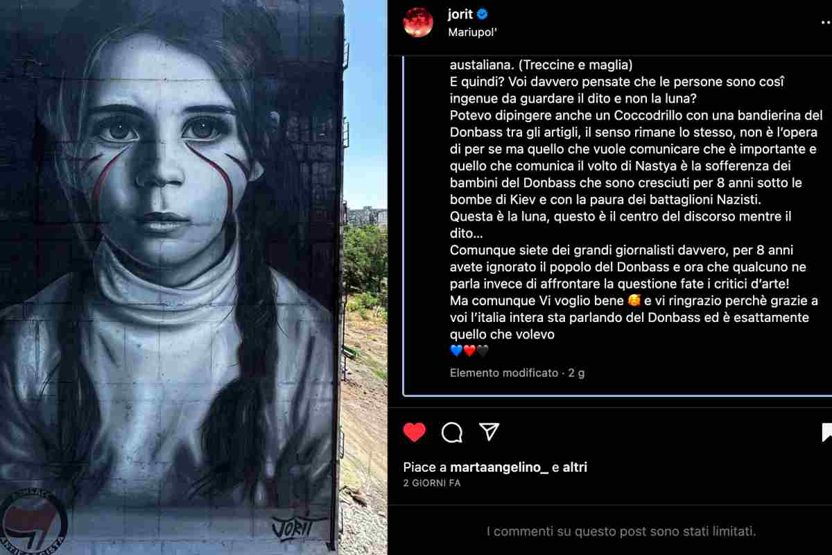 Murale in favore della Russia, l'errore è clamoroso