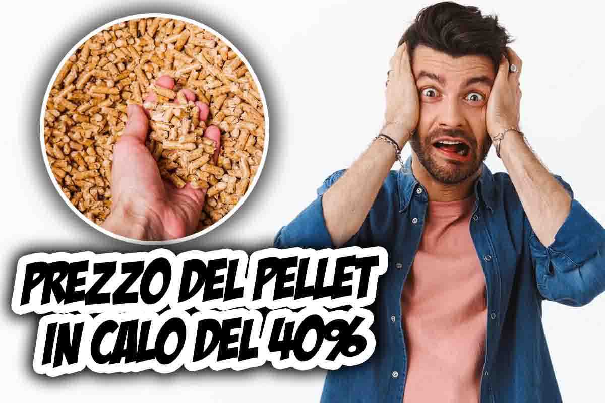 prezzo del pellet è in calo del 40%: perchè?