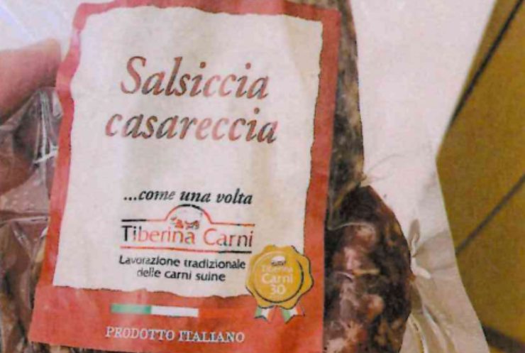 Trovata la salmonella nelle salsicce italiane
