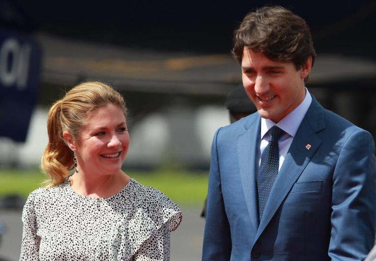 Sophie Grégoire e Justin Trudeau
