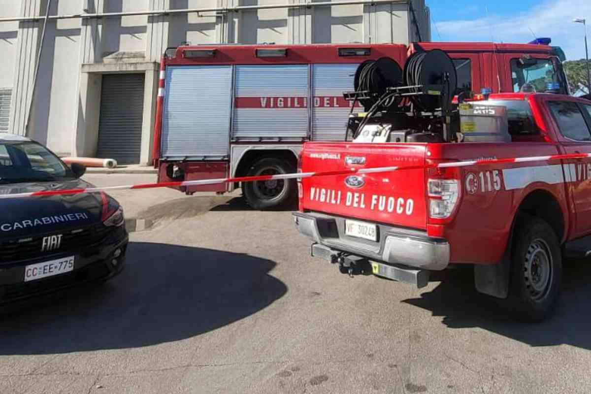 Operario trafitto da un palo