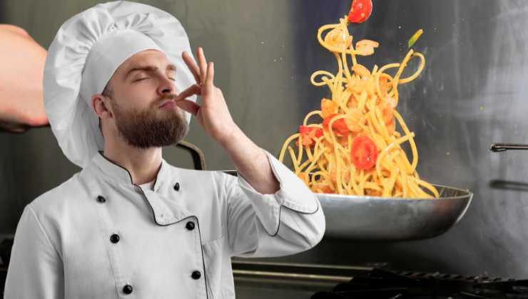 un piatto di pasta saltato