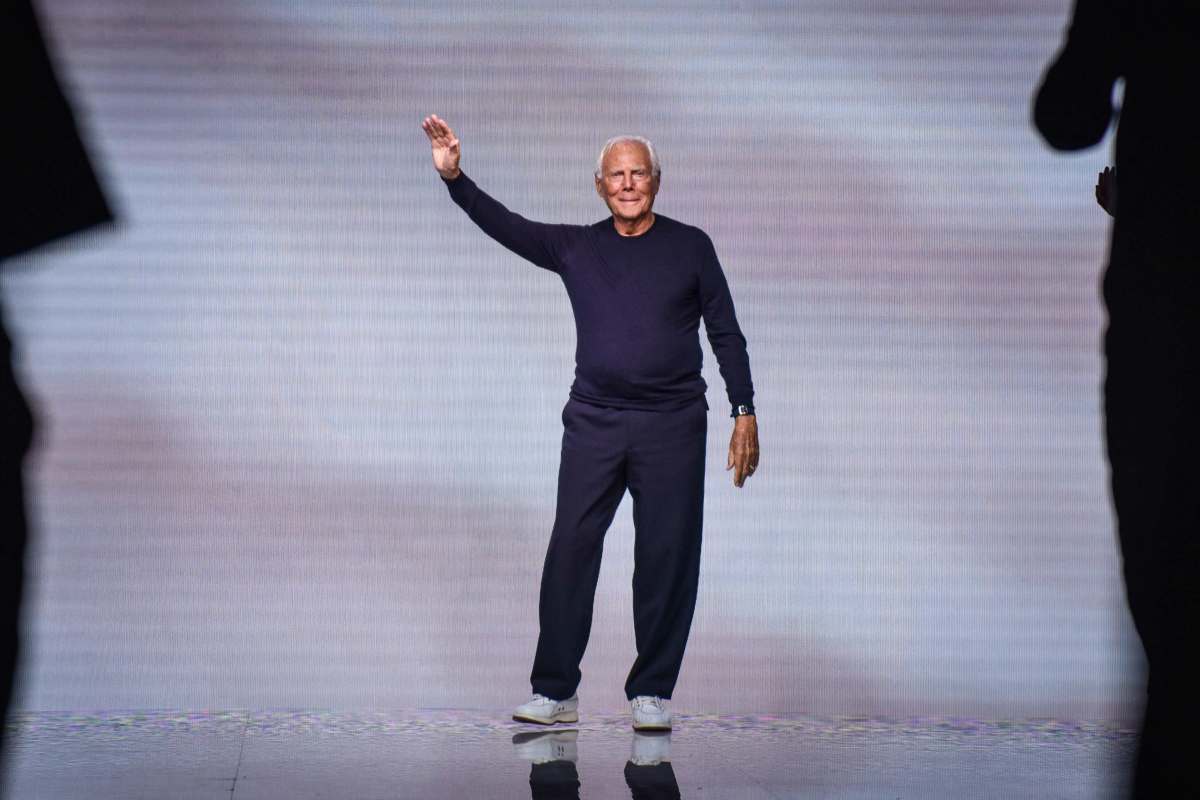 Giorgio Armani si prepara a cambiare l'azienda