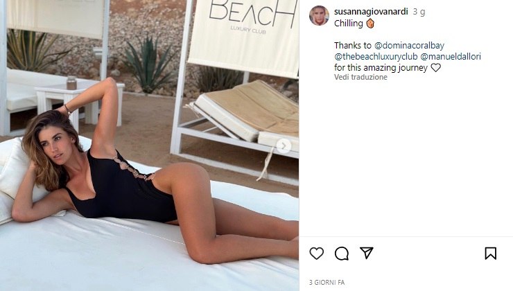 Susanna Giovanardi fa impazzire curve