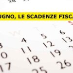 calendario, scritta giugno scadenze fiscali