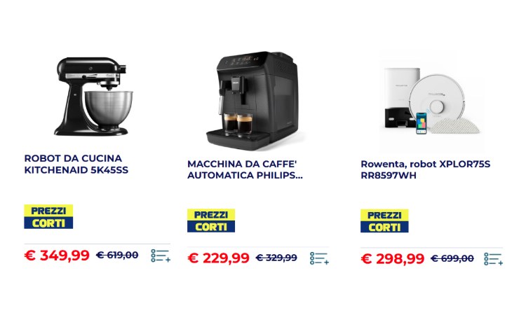 robot cucina macchina caffè robot pavimenti in offerta