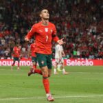 Cristiano Ronaldo con la maglia del Portogallo