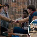 scena quinta stagione stranger things e negozio Primark