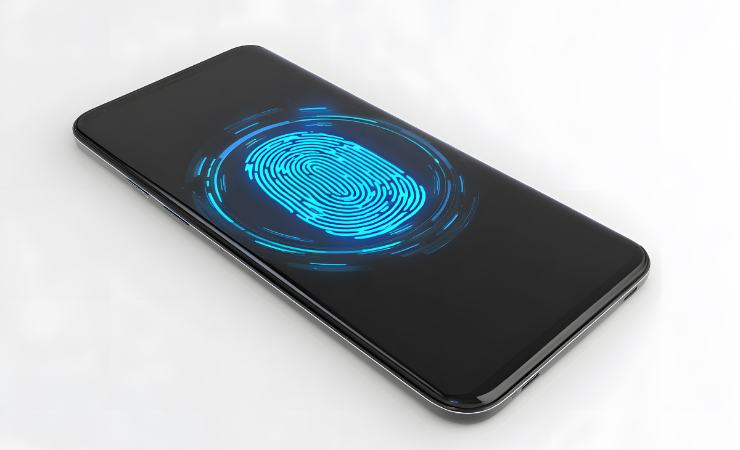 smartphone impronta digitale