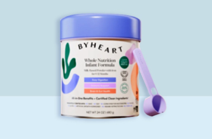 barattolo di latte in polvere beheart whole nutrition