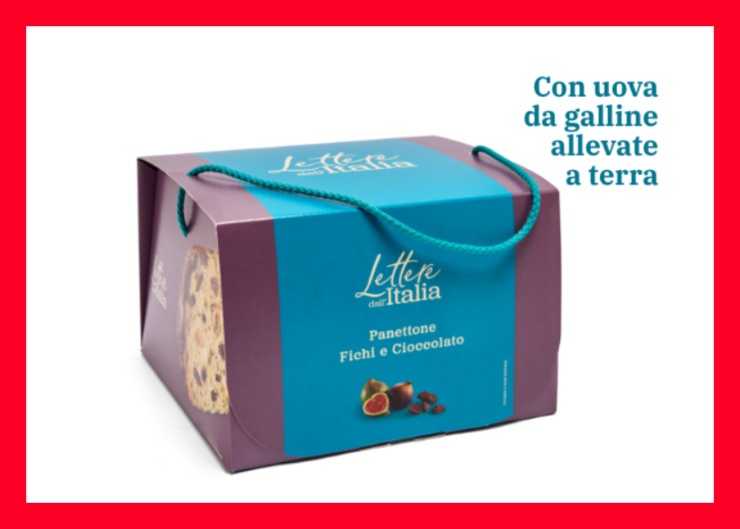 panettone di MD con fichi e cioccolato