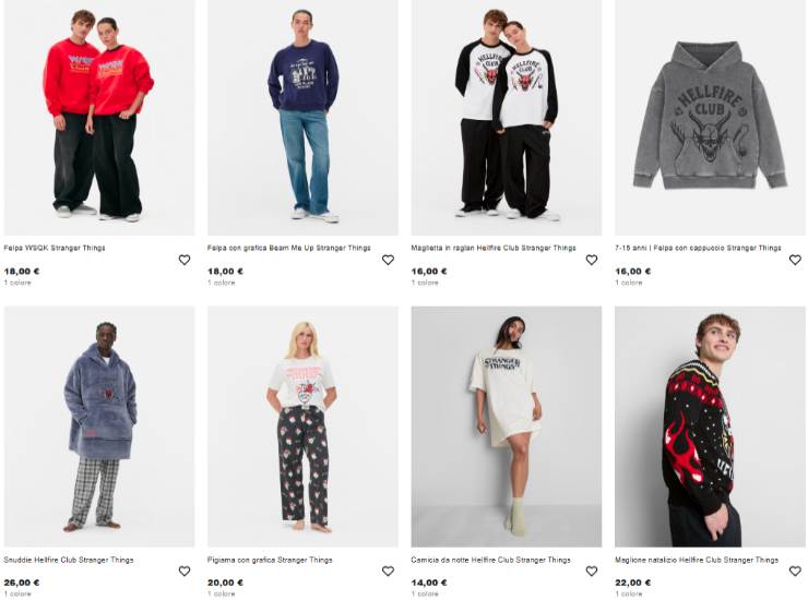 vestiti Primark di Stranger Things 