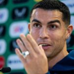 Cristiano Ronaldo in primo piano