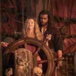 Sandokan e Marianna che guidano timone della nave