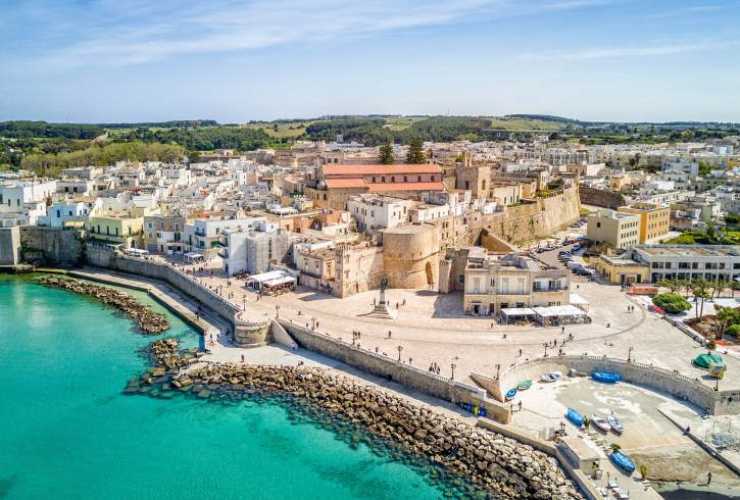 paesaggio marittimo dall'alto