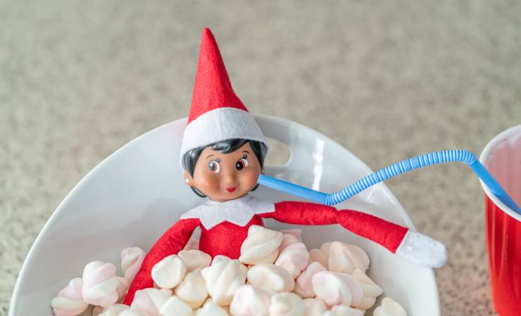 elfo nei marshmallow
