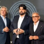 Giorgio Locatelli, Antonino Cannavacciuolo e Bruno Barbieri vicini