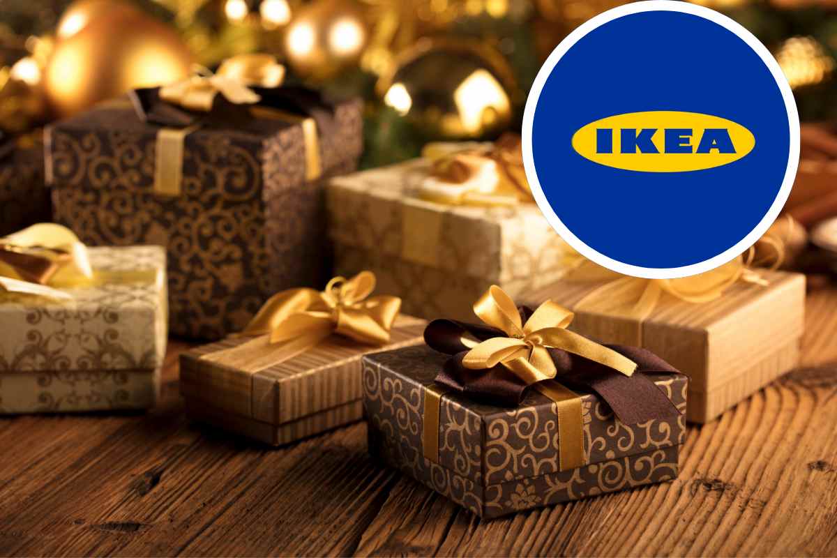 pacchetti regalo e logo Ikea