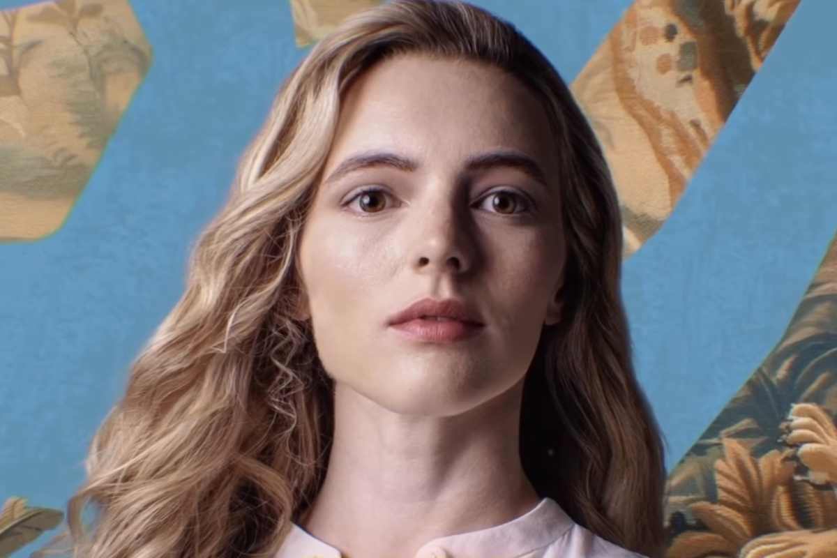 Marianna di Sandokan con capelli sciolti ed espressione seria