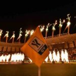 Logo della Supercoppa Italiana su una bandierina del corner